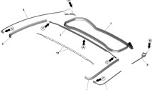 Body Sealing - Rear Closure Weatherstrip, Volante