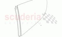 Glass assembly Quarter Window (Coupe)