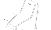 Instrument and Console Panels - Rear Console, Coupe 2+0