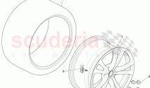 Rear Wheel and Tyre Assembly