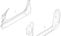 Body Structure - Door Opening Frame, Coupe