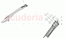 Pillar Trim Upper (Roadster)