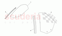Glass Assembly Quarter Window (Volante)