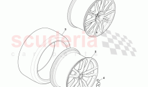 Rear Wheel and Tyre Assembly