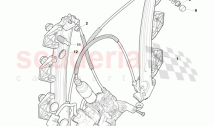 Power Window Regulator, Rear Door