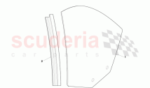 Glass Assembly Quarter Window (Volante)