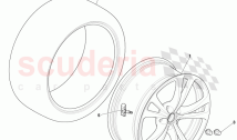 Front Wheel and Tyre Assembly