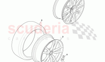 Front Wheel and Tyre Assembly