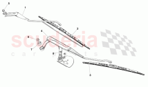 Wiper Arm and Blade Assembly (RHD)