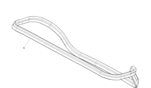 Body Sealing - Rear Closure Weatherstrip, Volante