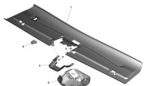 Interior Trim & Ornamentation - Front Header Trim, Coupe