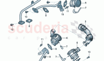 Secondary air valve Pipes and lines for exhaust gas purif. system (131015)