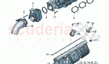 Intake manifold Throttle valve (133030)