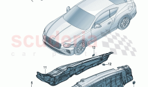 sound absorbers Underbody damping for engine compartment