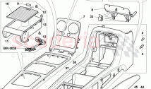 center console, F 3W-A-064 813>>, F ZA-A-064 813>>