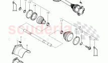drive shaft, for automatic transmission, F 3W-F-044 096>>, F ZA-F-044 096>>