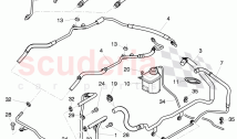 power steering, Hose, reservoir, F >> 3Y-B-015 923, F >> ZH-B-015 923