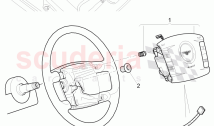 airbag unit for steering wheel, F >> 3W-8-052 842
