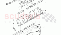 exhaust manifold, heatshield