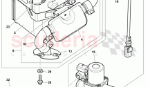 stationary heater for circuit, Solenoid valve for coolant circuit, D >> - MJ 2010