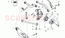 track control arm, wheel bearing housing
