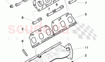 exhaust manifold, heat shield