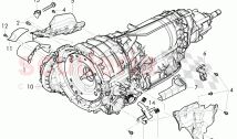 heatshield, fasteners, for 8-speed automatic gearbox