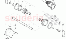 drive shaft, for automatic transmission, F >> 3W-F-044 095, F >> ZA-F-044 095