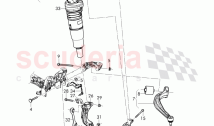 control arm, wishbone link, wheel bearing housing, Suspension fork
