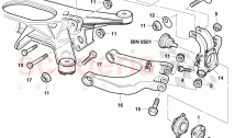 track control arm, F 3W-4-020 001>> 3W-7-051 362