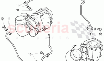 water cooling, Exhaust gas turbocharger