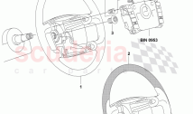 steering wheel, F >> 3W-8-052 842