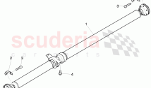 propeller shaft 2-piece with intermediate bearing