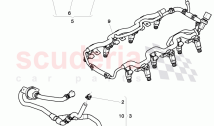 Fuel supply line, Engine bay, D >> - MJ 2015