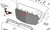 radiator grille, F 3W-4-020 001>> 3W-6-039 935