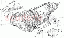 heatshield, fasteners, for 8-speed automatic gearbox
