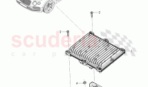 control module-diesel engine, bracket for elec.contr. module