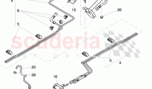 Fuel supply line, fuel filter