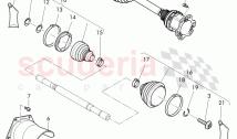 drive shaft, for automatic transmission, F >> 3W-F-044 095, F >> ZA-F-044 095