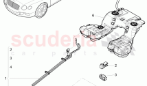 1 set of fuel lines, clip, F 3W-D-082 509>>, F ZA-D-082 509>>, D >> - MJ 2013