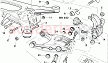 track control arm, F 3W-9-059 877>>, F ZA-A-062 022>>