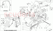 RACING SEAT-4 POINT SEAT HARNESS-ROLLBAR -Optional- -Sparco-