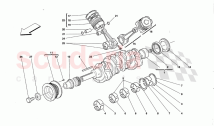 DRIVING SHAFT - CONNECTING RODS ANO PISTONS