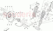 REAR SUSPENSION - SHOCK ABSORBER AND BRAKE DISC