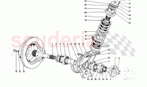 Rear Suspension -Shock Absorber and Brake Disc