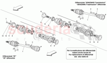 DIFFERENTIAL AND AXLE SHAFT -Not for 456M GTA-