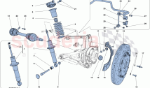 REAR SUSPENSION - SHOCK ABSORBER AND BRAKE DISC