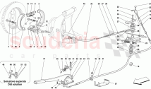 HAND-BRAKE CONTROL -Valid for 456 GT-