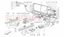 Exhaust system -Not for USA, CDN, AUS, CH-
