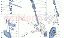 FRONT SUSPENSION - SHOCK ABSORBER AND BRAKE DISC
